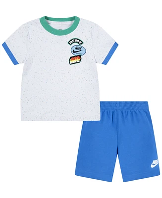 Nike Toddler Boys Solid Knit Short Set
