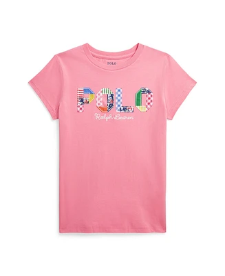 Polo Ralph Lauren Big Girls Mixed-Logo Cotton Jersey T-shirt