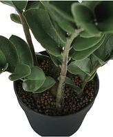 Monarch Specialties 29" Indoor Artificial Floor Zz Tree with Black Pot