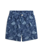 Polo Ralph Lauren Toddler and Little Boy Nautical-Print Cotton Mesh Short