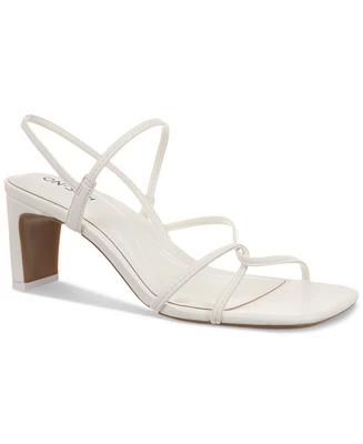 On 34th Women's Cloverr Strappy Block-Heel Sandals, Created for Macy's