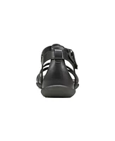 Easy Spirit Women's Leia Round Toe Strappy Flat Sandals
