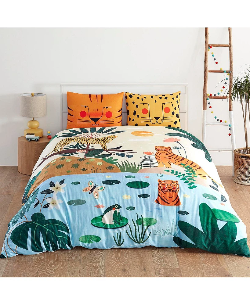 In the Jungle 100% Cotton Duvet & Pillowcase Set