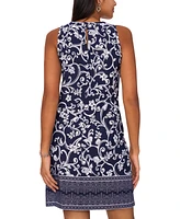 Msk Petite Printed Shift Dress
