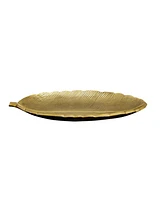 Nearly Natural 16in. Gold Leaf Decorative Accent Tray