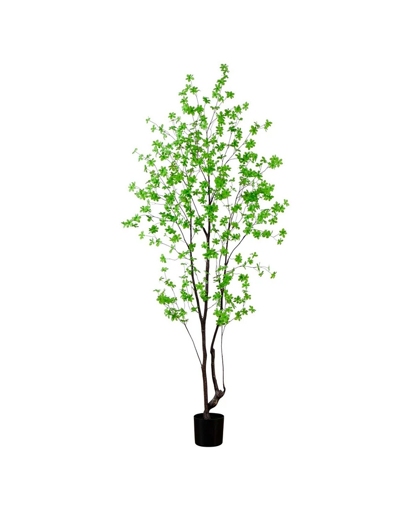 Nearly Natural 8ft. Artificial Minimalist Enkianthus Tree