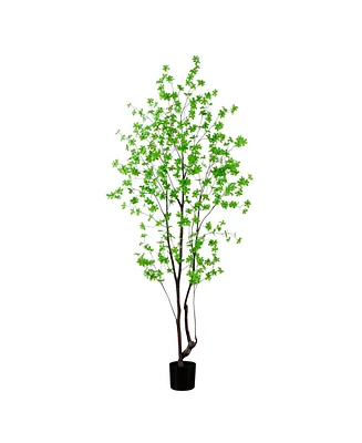 Nearly Natural 8ft. Artificial Minimalist Enkianthus Tree