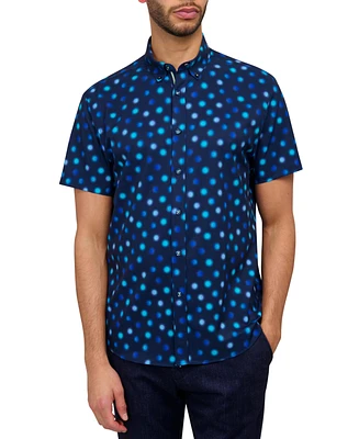 Society of Threads Men's Performance Stretch Floral Shirt