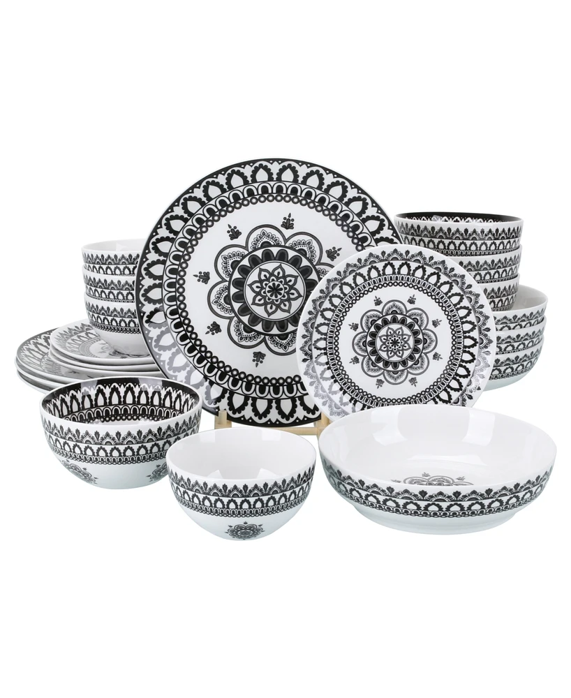 Bia Cordon Bleu Arabesque, 20-Piece Dinnerware Set, Service for 4