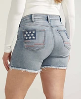 Silver Jeans Co. Plus Size Suki Mid Rise Curvy Fit Shorts