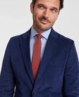 Nautica Men's Modern-Fit Solid Stretch Corduroy Elbow Patch Sport Coat