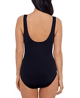 Swim Solutions Women's Ombre Tank One-Piece Swimsuit