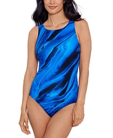 Swim Solutions Women's High-Neck One-Piece Swimsuit