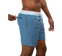 Chubbies Men's The Gravel Roads Quick-Dry 5-1/2" Swim Trunks with Boxer-Brief Liner
