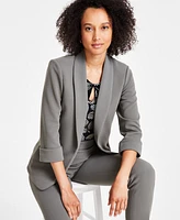 Kasper Women's Shawl-Collar Open-Front Blazer