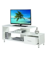 Convenience Concepts Seal Ii 1 Drawer Tv Stand with Shelves for TVs up to 65 Inches