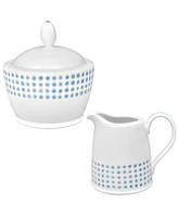 Noritake Hammock Sugar and Creamer, Set of 2