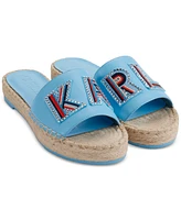 Karl Lagerfeld Paris Women's Caine Espadrille Slide Sandals