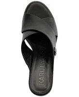 Karl Lagerfeld Paris Women's Henryk Crisscross Sandals