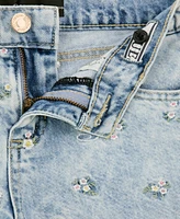 Guess Big Girl All Over Embroidery Denim Shorts