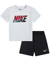 Nike Toddler Boys T-shirt and Woven Shorts, 2 Piece Set