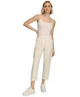 Calvin Klein Women's Drawstring Cotton Pants