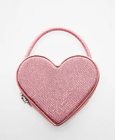 Mango Women's Crystal Heart Bag