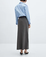 Mango Women's Slit Long Skirt