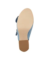 Marc Fisher Women's Dalen Block Heel Slip-On Dress Sandals