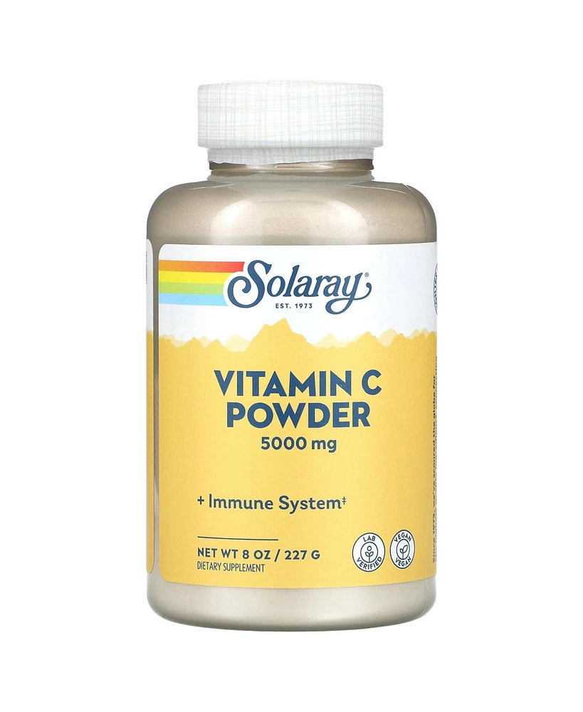 Solaray Vitamin C Powder 5 000 mg - 8 oz (227 g) - Assorted Pre