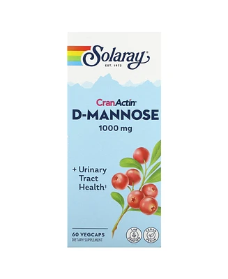 Solaray CranActin D-Mannose Urinary Tract Health 1 000 mg - 60 VegCaps - Assorted Pre