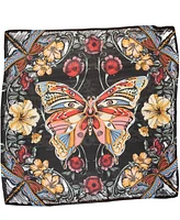 Vince Camuto Women's Oversized Butterfly Printed Square Scarf
