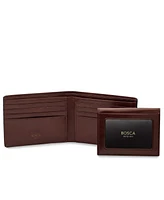 Bosca Men's Wallet, Dolce Leather Credit Wallet with I.d. Passcase