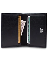 Bosca | Men's Calling Card Case Wallet in Nappa Vitello Italian Leather