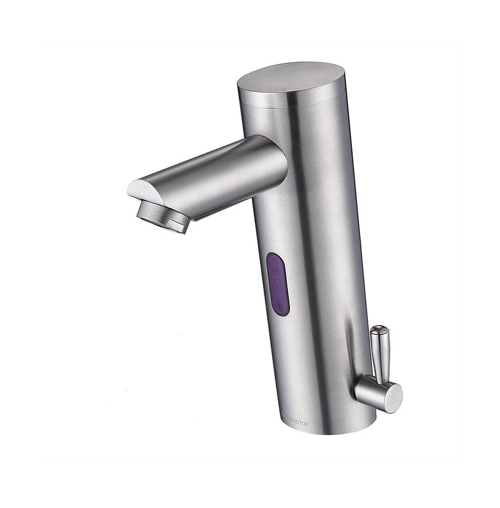 Automatic Sensor Bathroom Faucet 1 Hole Touchless Hot & Cold Undermount Sink Mixer Tap Bn