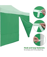 Instahibit 1 Pack Side Wall for 10x15 Ft Ez Pop Up Canopy Tent UV50+ Zipper Yard