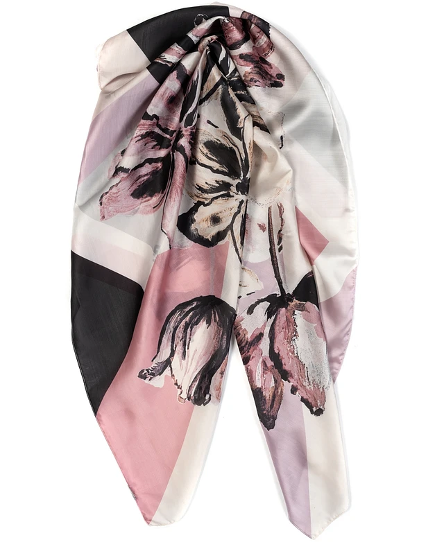Vince Camuto Women's Sleeveless Blouse - Botanic Floral Print Chiffon Top, Relaxed Fit With Keyhole Back - View #9