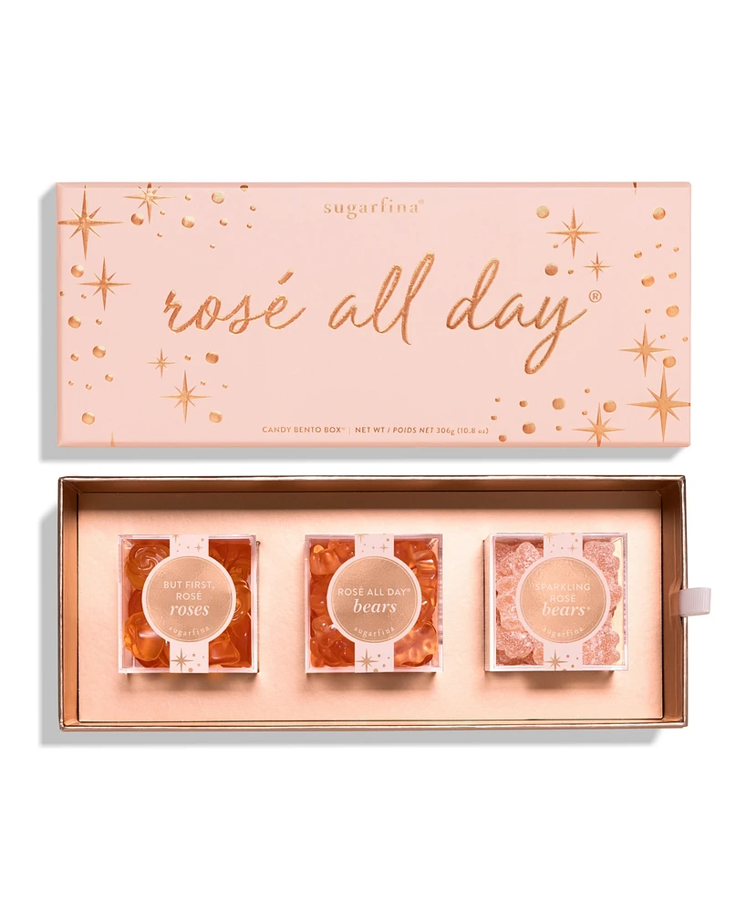 Sugarfina Rose All Day Candy Bento Box, 3 Piece