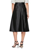 Alex Evenings Women's Tea-Length A-Line Ball Skirt