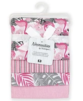 Tendertyme Baby Girls Tropical Islands Baby Blankets, 5 Piece Gift Set