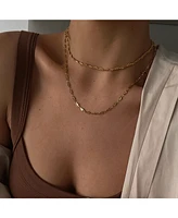 Ellie Vail Garcelle Mini Disc Chain Necklace