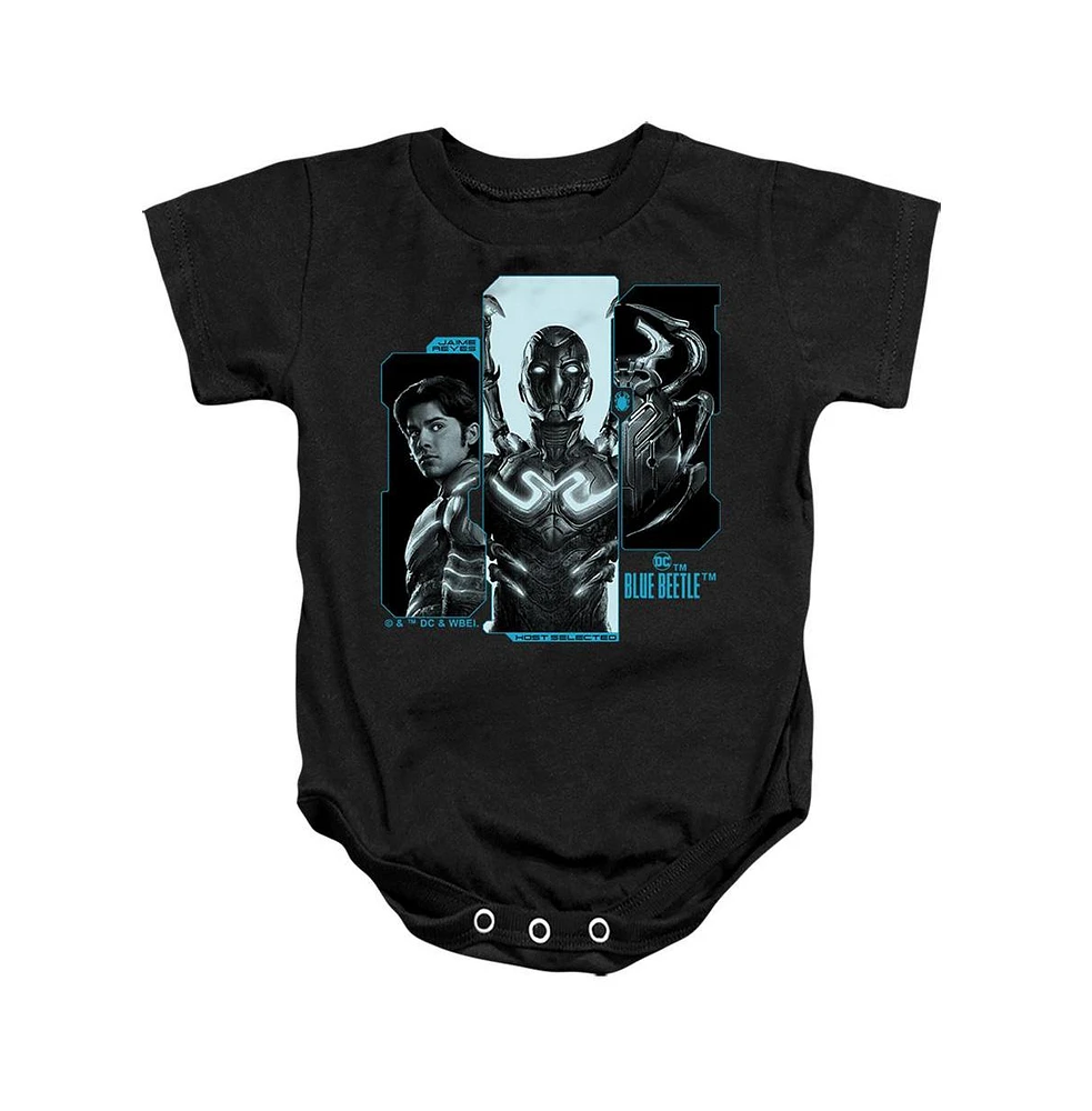 Blue Beetle Baby Girls Host Reyes Snapsuit