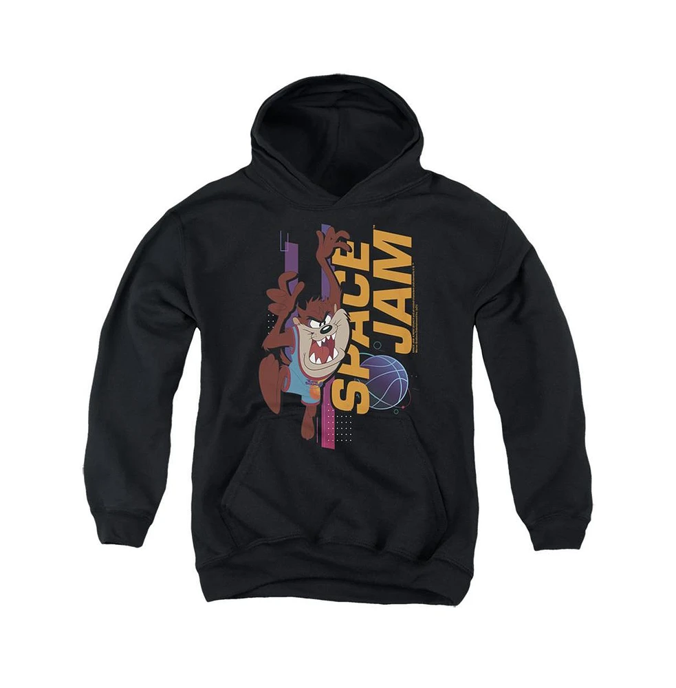 Space Jam 2 Boys Youth Taz Standing Pull Over Hoodie / Hooded Sweatshirt