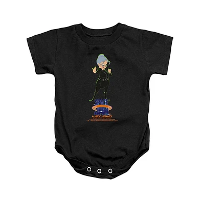 Space Jam 2 Baby Girls Baby Granny Matrix Snapsuit