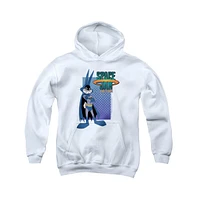 Space Jam 2 Boys Youth Bugs Batman Pull Over Hoodie / Hooded Sweatshirt