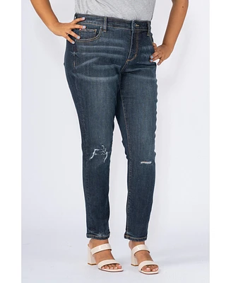 Slink Jeans Plus High Rise Ankle Skinny