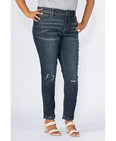 Slink Jeans Plus Size High Rise Ankle Skinny Jeans