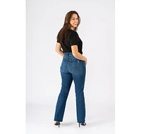 Slink Jeans Plus Size High Rise Bootcut Jeans