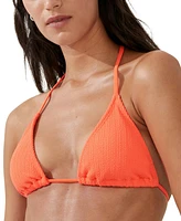 Cotton On Women's Slider Triangle Bikini Top