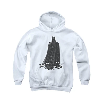 Batman Boys The Youth Bat Cape Pull Over Hoodie / Hooded Sweatshirt